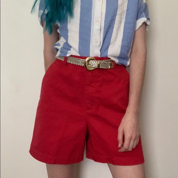 Cherry Red Vintage Highwaisted shorts - Picture 2 of 4